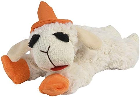 Multipet Lamb Chop with Witch Hat 10.5", White