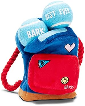 BarkBox Janspup Backpack 3-in-1 Interactive Plush Dog Toy
