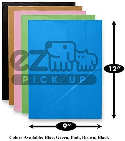 Pet Waste Disposal Bags 1000 Dog Poop EZ Pick Up Bag Blue