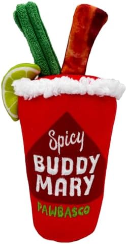 Huxley & Kent Power Plush Squeaky Dog Toy, Buddy Mary, Small