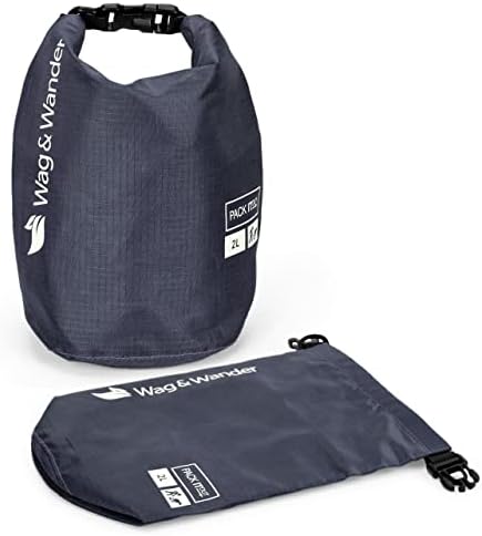 Reusable Smell Proof Waste Bag - Dog Poop Bag Holder for Dog walkers + Hiking with Dogs & Camping. Odor Proof Diaper Wet Bag, Camping Trash