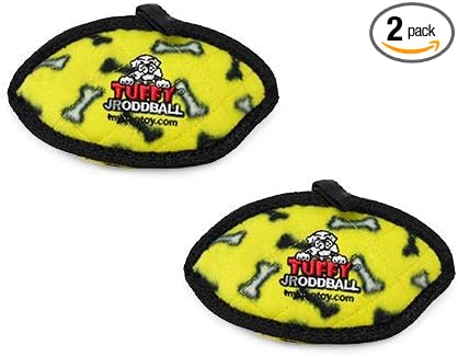 TUFFY® : 2 Pack Odd Ball Dog Toy: Ultra Durable Plush Toy with Multiple Layers & Reinforced Seams, Washable and Floats, Original Construction