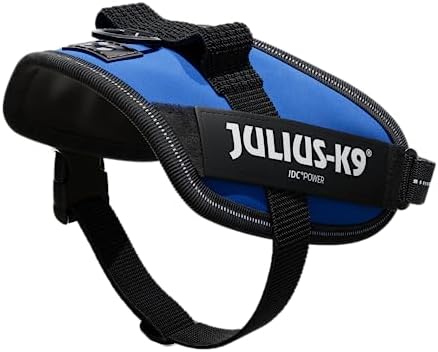 Julius-K9, 16IDC-B-MM, IDC Powerharness, Dog Harness, Size: Mini-Mini, Blue