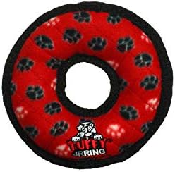 TUFFY® 2 Pack Bone and Ring Small Ultra Durable Plush Dog Toys