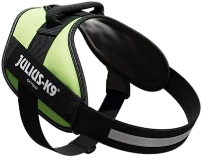 Julius-K9, 16IDC-NE-2, IDC Powerharness, Dog Harness, Size: 2, Neon Green