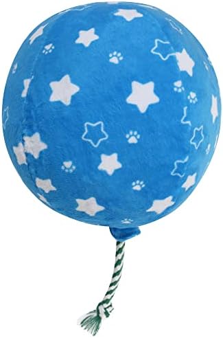 PrimePets Plush Balloon Crinkle Dog Toy for Medium Large Small Dogs