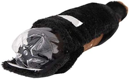 ZippyPaws Happy Hour Crusherz - Zippy Paws Dog Toy for Large and Small Dogs, Crinkle Dog Toy with No Stuffing, Squeaky Dog Toy Pack of 1, Stout