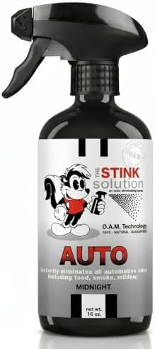 The Stink Solution Car Odor Eliminator Spray, Midnight, 1 Pack, 16 oz