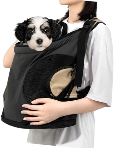 Travel Pet Carriers Bag with Adjustable Strap Breathable Chest Bag for Daily Walking Cats Small Dog Front Carrying Bags