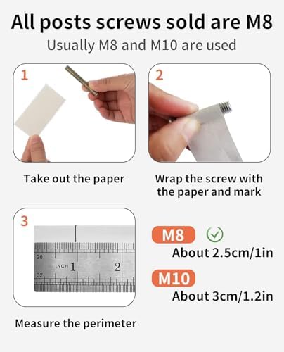 BNOSDM 4 Pcs 11.8”x2.75” M8 Replacement Scratching Post for Cat Tree Tower Rope Scratch Poles Refill Sisal Pole Part for Refurbishment Hemp White