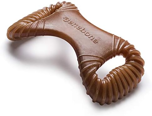 Benebone Dental Durable Dog Chew Toy for Aggressive Chewers, Real Peanut, Made in USA, Medium | Durable, Super Chewer, Made in USA, Dog Bones, Long-Lasting, A Size for Every Dog, Keeps Them Busy