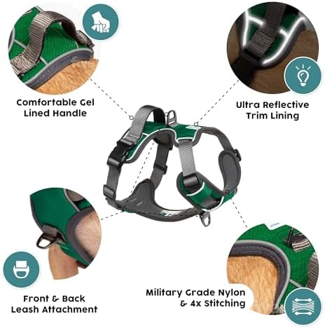Embark No Pull Dog Harness, Reflective Adjustable Training Vest, No Choke