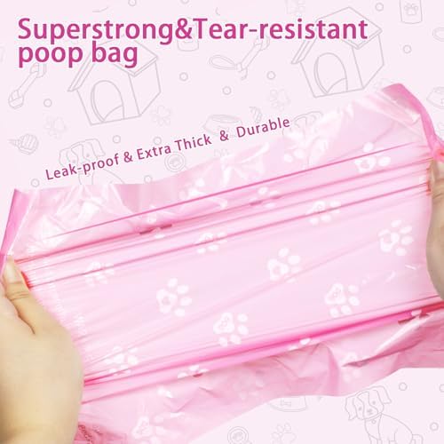 HZDHCLH Dog Poop Bags 270 Count Extra Thick Lavender Scented Pet Waste Bags