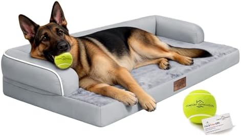 Comfort Expression Orthopedic Waterproof Jumbo Dog Bed for Giant Dogs