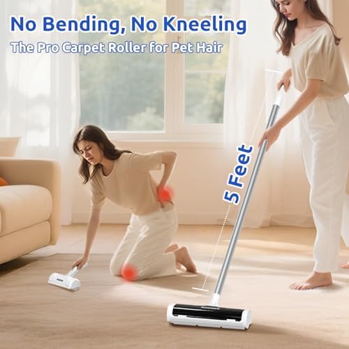 ACE2ACE A3 Pro Carpet Roller for Pet Hair, Carpet Pet Hair Removal Tool