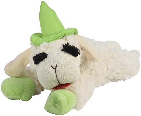 Multipet Lamb Chop with Witch Hat 10.5", White
