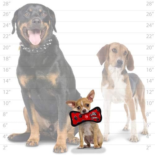 TUFFY® 2 Pack Bone and Gear Ring Small Ultra Durable Plush Dog Toys