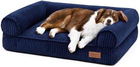 FUKUMARU Cute Dog Bed, Thickened Orthopedic Dog Sofa, Waterproof&Washable