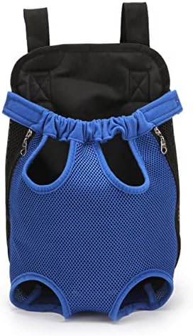 Pet Carrier Backpack Small Size 12x8x10 Inch Front Loading Design Mesh Ventilation System for Hiking Cycling Outdoor Activities Hands-Free Travel Comfortable for Cats Dogs Rides
