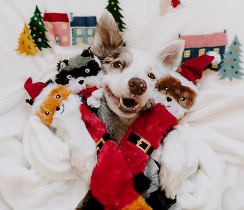 ZippyPaws Skinny Peltz for Medium and Large Dogs - Holiday 3-Pack