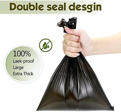 Dog Poop Bags Rolls: Large Leak Proof Hands Stay Clean Easy Tear 1140Count