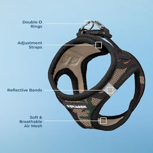 Voyager Step-in Air Dog Vest Harness - Army, X-Small