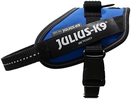 Julius-K9, 16IDC-B-MM, IDC Powerharness, Dog Harness, Size: Mini-Mini, Blue