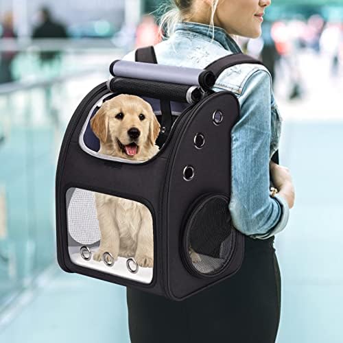 Expandable Cat Backpack Carrier, Large Space, Airline Approved, XL