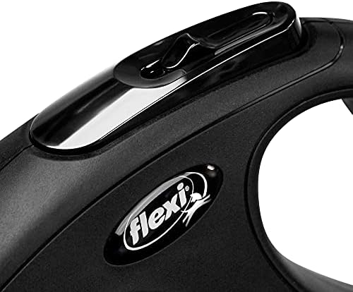 Automatic Leash Flexi New Classic M 5 M Black Tape