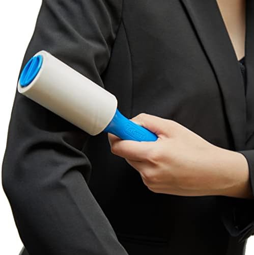 PetLovers Extra Sticky Lint Roller Single Unit 90 Sheets for Pet Hair Removal, Dog and Cat Lint Remover (1 Pack)
