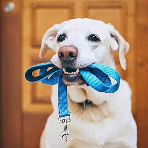 6 Pack Dog Leashes for Large Dogs, Reflective Nylon, Padded Handle, 5 ft