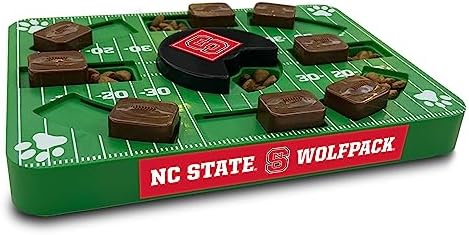 Pets First NCAA North Carolina Tarheels State Puzzle Toy, Puzzle Treat Dog Toy, Interactive Dog Treat Toy, Dog Puzzle Feeding Slow Toy