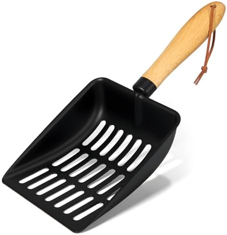 Cat Litter Scoop, Metal Litter Scoop, Short