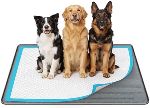 57" x40" Pee Pad Holder for Dogs Puppy Pad Holder Dark Gray