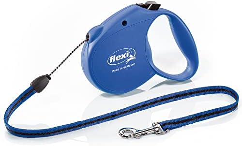 flexi Basic Standard Cord Blue Small 5m Retractable Dog Leash/Lead for Dogs up to 12kgs/26lbs