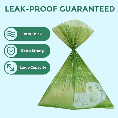 Dyforce Dog Poop Bags Rolls with Dispenser 600 Count Value Pack