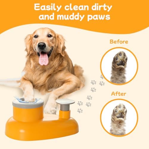 Mechanical Dog Paw Cleaner-Manual Spinning-Cup Washer (Medium-Large)