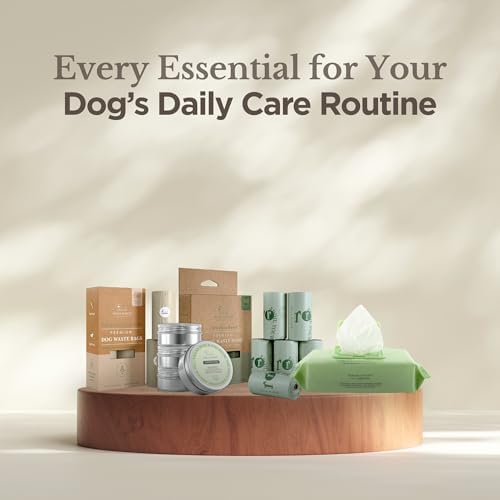 100% Certified Home Compostable and Biodegradable Dog Poop Bags - ASTM D6400 & EN 13432 Compliant dog poop bags rolls – 270 Bags – 18 x Rolls of Plant Based Poop Bags for dogs - Thick Poop Bags
