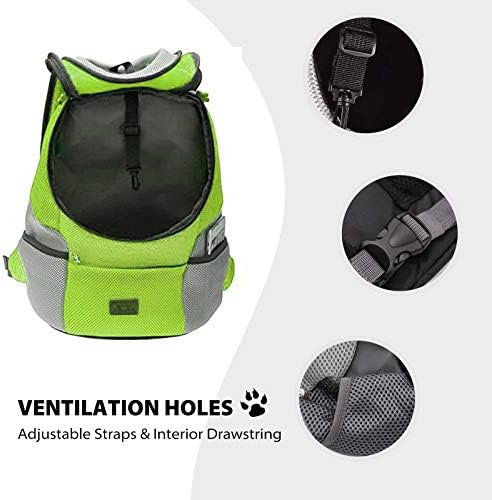 PETCUTE Dog Backpack Carrier Cat Carrier Pet Travel Carriers for Small Dogs and Cats Pet Travel Backpack