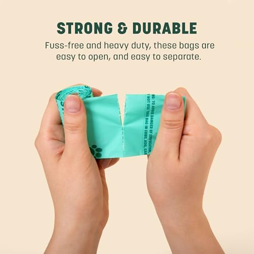 HoldOn Dog Poop Bags Rolls - 120 Bags, Unscented