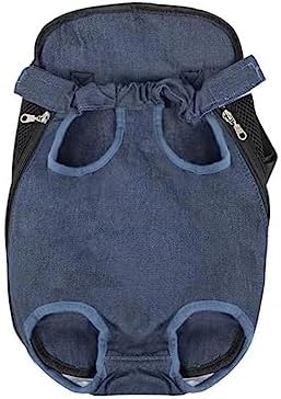 Leconpet Pet Carrier Backpack, Legs Out Adjustable Pet Front Cat Dog Carrier Backpack, Easy-Fit Dog Travel Backpack Carrier for Hiking Camping for Small Medium Puppies Cats (XL, Blue Denim)