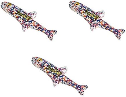 Yeowww! Pollock Fish Catnip Toy, 3 Pack