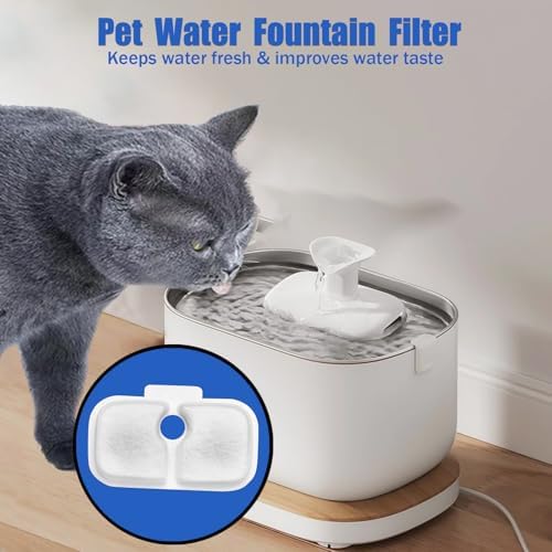 Cat Water Fountain Filter,12 pcs Pet Filter fit Petlibro Dockstream PLWF005