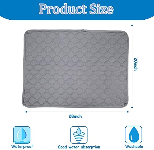 Washable Reusable Dog Pee Pads 20”x 28”,Waterproof Non-Slip Potty Training Pads for Dogs and Cats Puppy,Fast Drying Travel Pet Pee Pads，Leak-Proof Cat Potty Pads