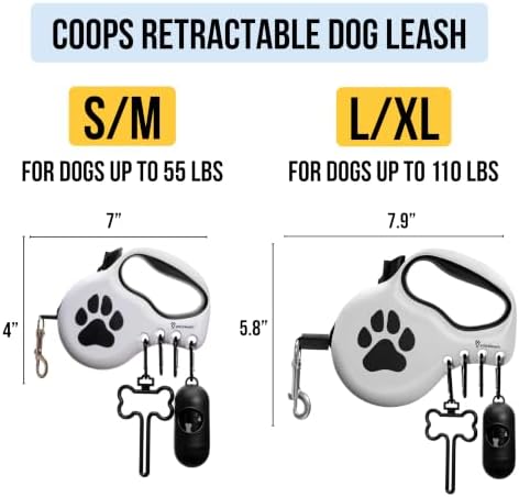 Award-Winning Modular Retractable Dog Leash for Large Dogs