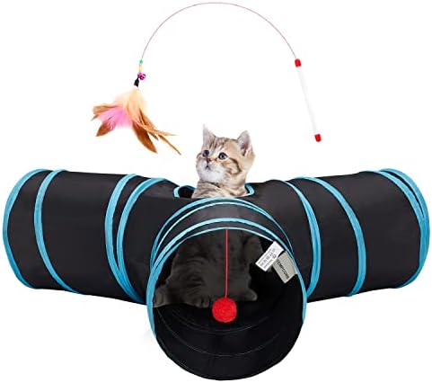 Tempcore Pet Tunnel Tube Cat Toys, Cat Tunnels for Indoor Cats