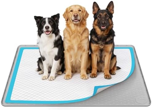 57" x40" Pee Pad Holder for Dogs Puppy Pad Holder Light Grey