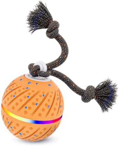 Smart Interactive Dog Toys Ball for Aggressive Chewers Medium Large,E-TPU