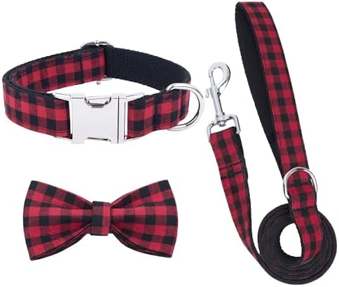 Comfortable Durable Custom Dog Collar Personalized Engraving (A Red/Black)