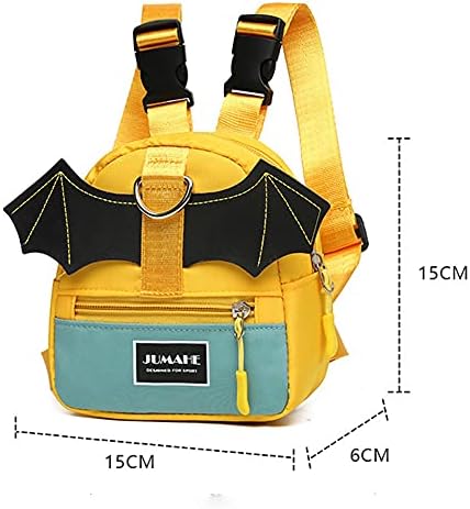 Dog Adjustable Backpack Pet Harness Bag Saddlebag Snack/Water Bottle Bag for Outdoor Travel Hiking Camping Orange One Size CWBAG003-OE 0